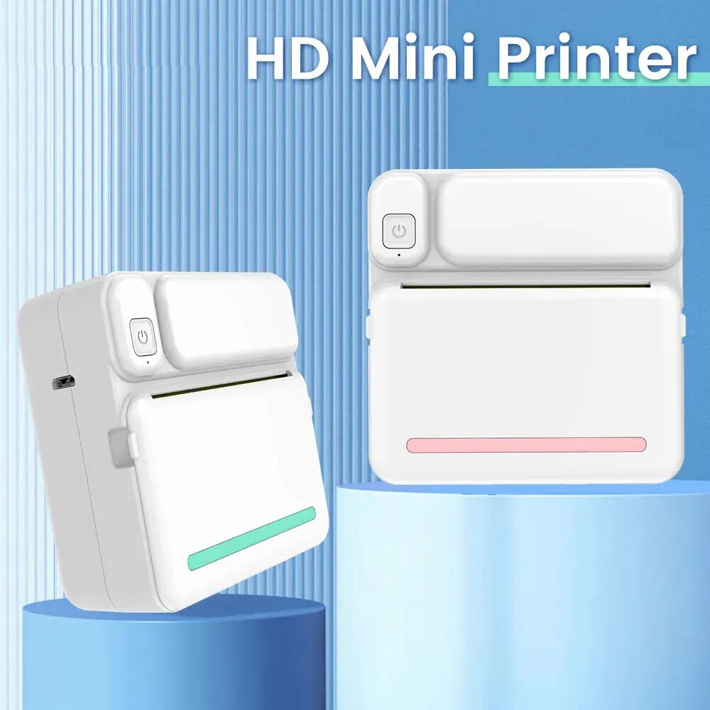 Mini Pocket Thermal Printer Paper Roll - C19 MINI impression Portable imprimante thermique
