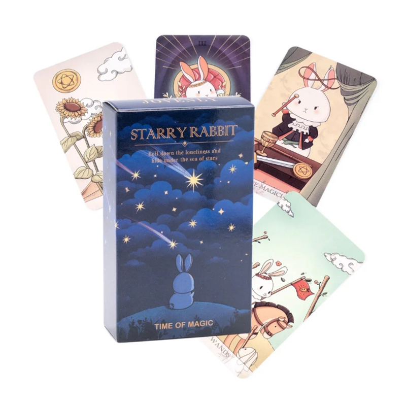 Tarot Deck With Guidebook - Cartes de Tarot de lapin étoilé