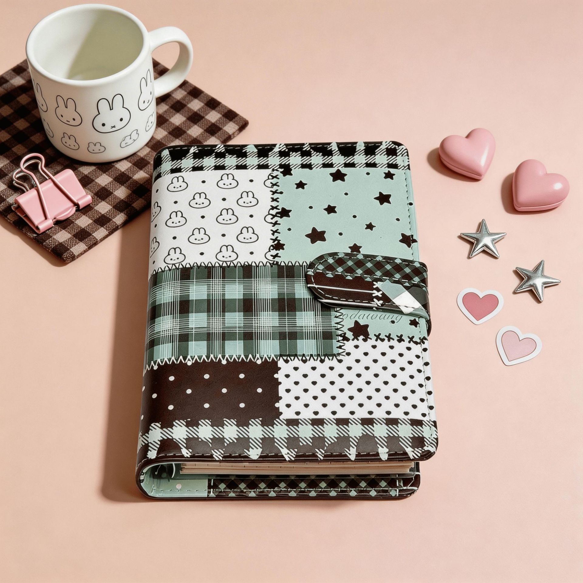 Blank Sheet Music Notebook - Carnet A6 vert à grille, à