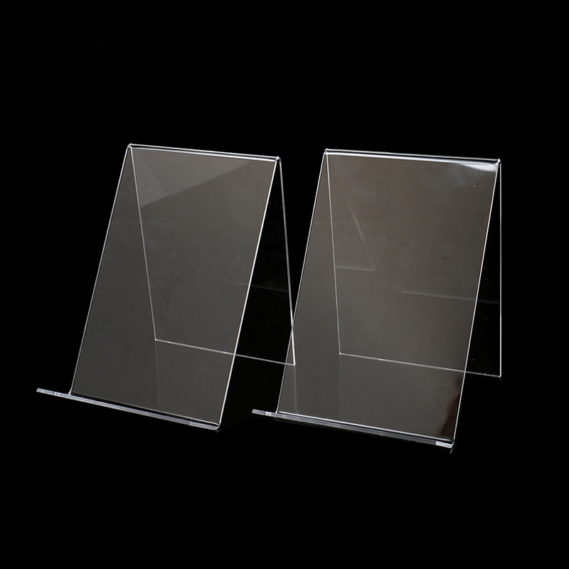 Clear Acrylic Book Stand Holder - Présentoir à livres en acrylique, cadre