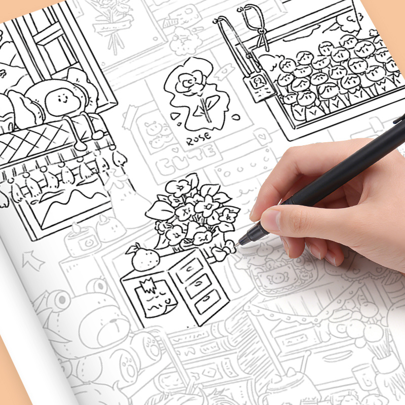 Livre de coloriage pour adulte - Adult Coloring Book Stress Relief avis et prix