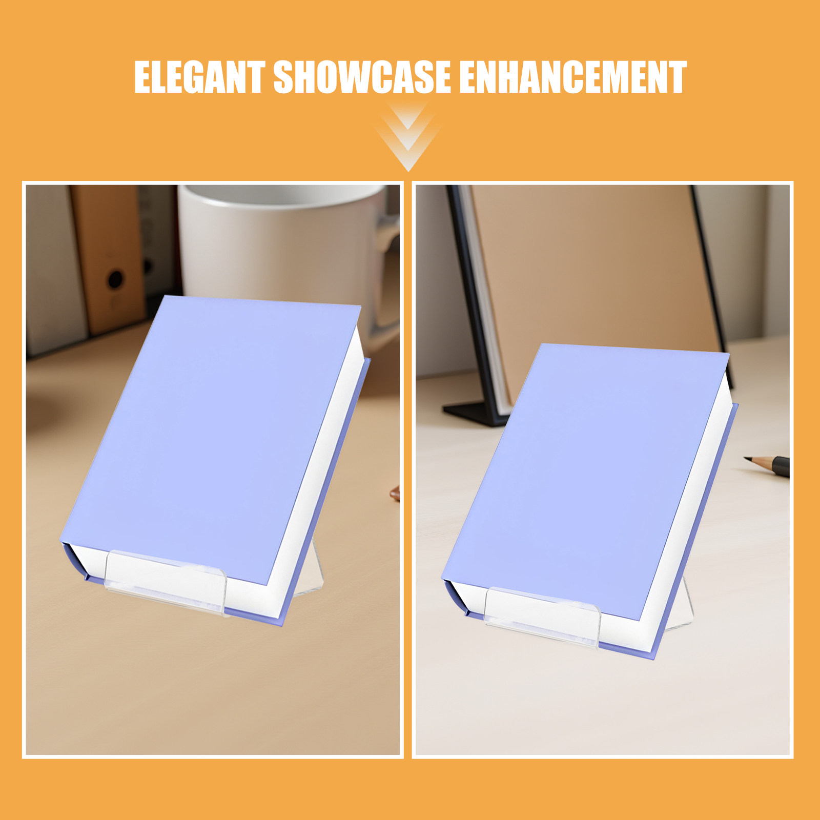6 pièces, présentoir à livres  - Clear Acrylic Book Stand Holder avis et prix