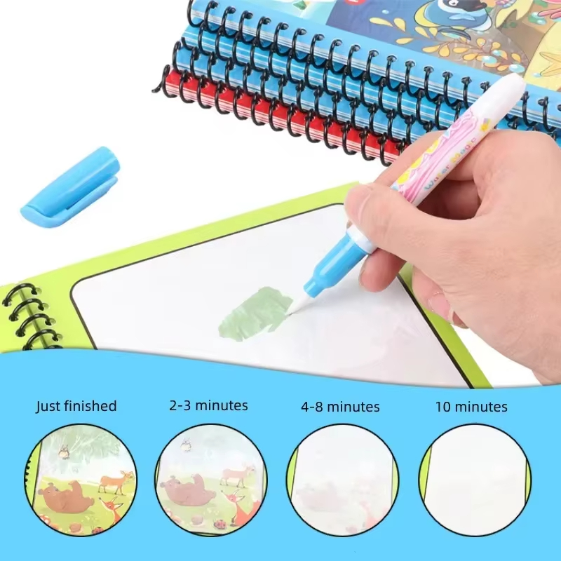 Livres de dessin à l'eau magiq - Reusable Water Magic Coloring Book avis et prix