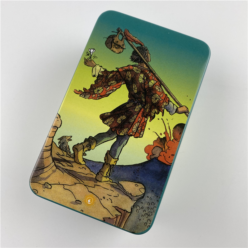 Boîte en métal édition dorée,  - Tarot Deck With Guidebook avis et prix