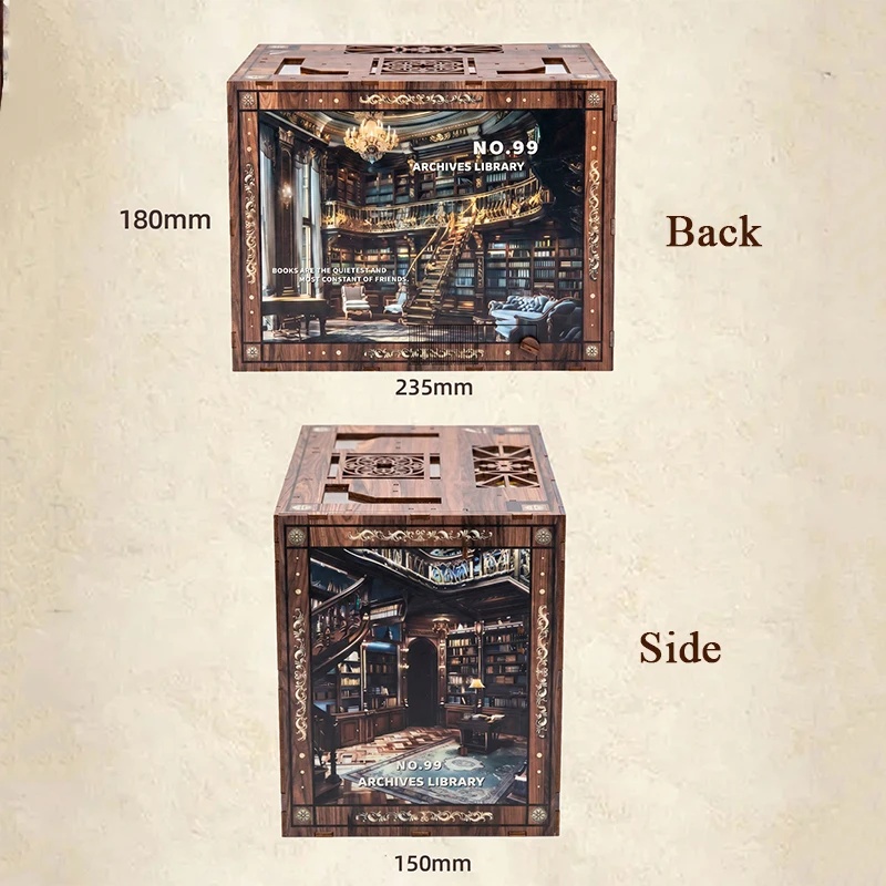 Kit de Modélisme 3D avec Éclai - Diy Wooden Book Nook Kit Shelf Insert avis et prix