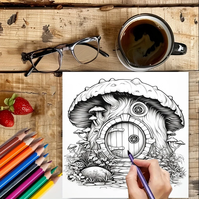Livre de coloriage Porte de fé - Adult Coloring Book Stress Relief avis et prix