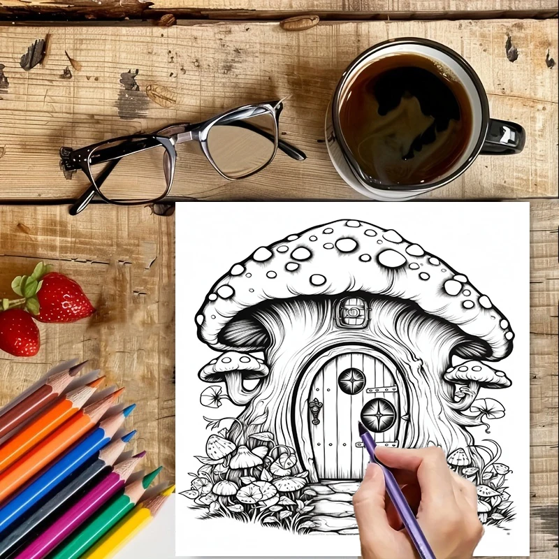 Livre de coloriage Porte de fé - Adult Coloring Book Stress Relief avis et prix