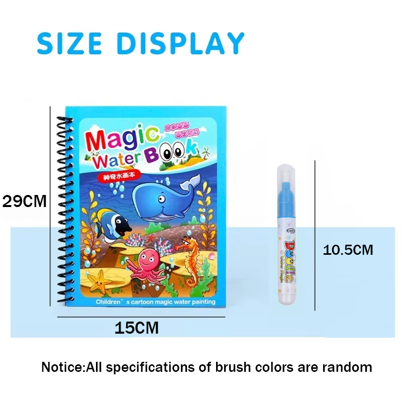 Livres de dessin à l'eau magiq - Reusable Water Magic Coloring Book avis et prix