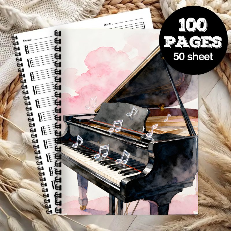 Carnet de musique format A4, l - Blank Sheet Music Notebook avis et prix