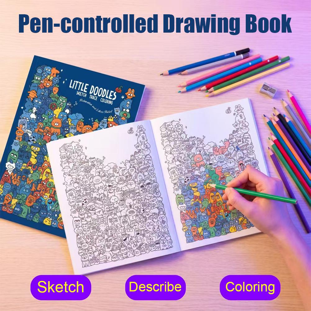 Livre de coloriage et de traça - Adult Coloring Book Stress Relief avis et prix